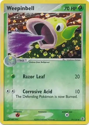 Weepinbell 51/112 EX FireRed & LeafGreen