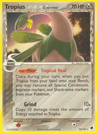 Tropius 23/101 EX Dragon Frontiers