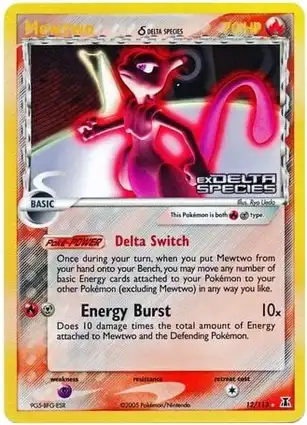Mewtwo 12/113 EX Delta Species