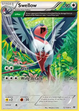 Swellow 72/108 Roaring Skies