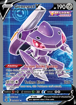 Genesect V 254/264 Fusion Strike