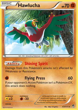 Hawlucha 63/111 Furious Fists