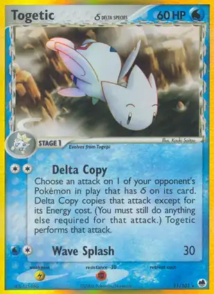 Togetic 11/101 EX Dragon Frontiers