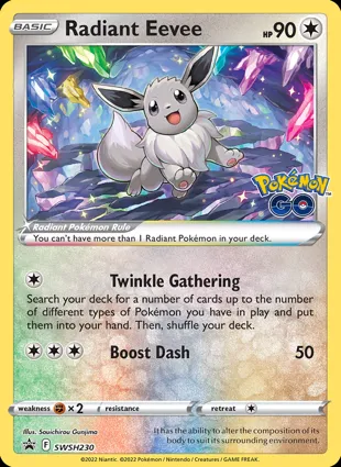 Radiant Eevee SWSH230 Sword & Shield Promos