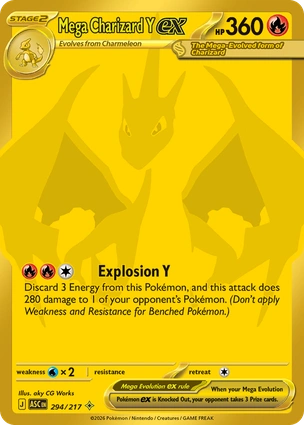 Mega Charizard Y ex 294/217 Ascended Heroes