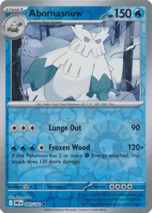 Abomasnow 060/182 Destined Rivals