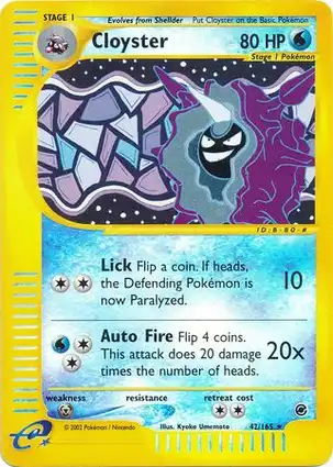 Cloyster 42/165 Expedition Base Set
