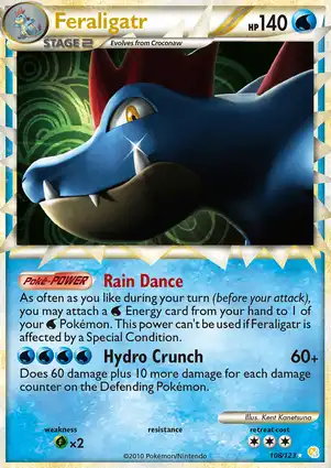 Feraligatr 108/123 HeartGold & SoulSilver
