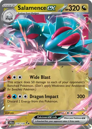 Salamence ex 114/159 Journey Together