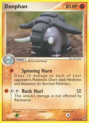 Donphan 30/107 EX Deoxys