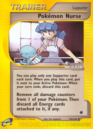 Pokémon Nurse 145/165 Expedition Base Set