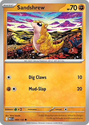 Sandshrew 068/132 Mega Evolution
