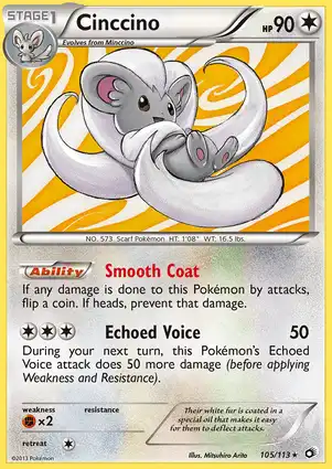 Cinccino 105/113 Legendary Treasures