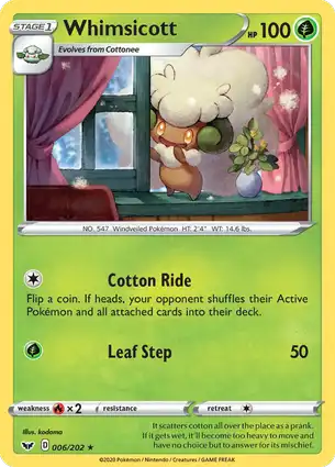 Whimsicott 006/202 Sword & Shield