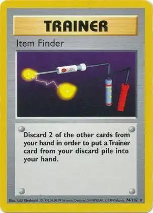 Item Finder 74/102 Base Set Shadowless