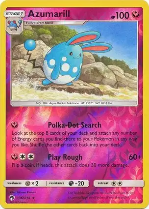 Azumarill 136/214 Lost Thunder