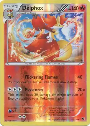 Delphox 13/124 Fates Collide