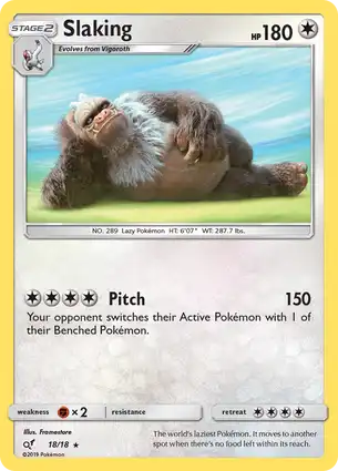 Slaking 18/18 Detective Pikachu