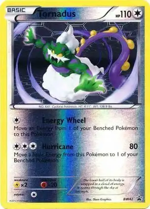 Tornadus BW42 Black & White Promos