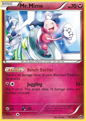Mr. Mime 97/162 BREAKthrough