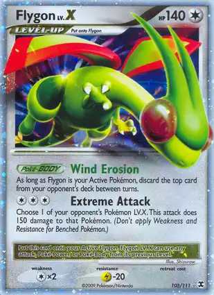 Flygon LV.X 105/111 Rising Rivals