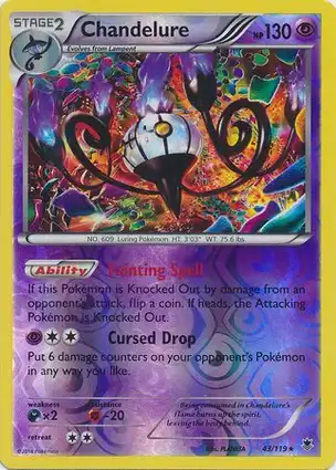 Chandelure 43/119 Phantom Forces