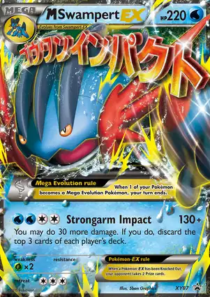 Mega Swampert EX XY87 XY Promos