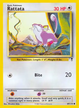 Rattata 89/110 Legendary Collection