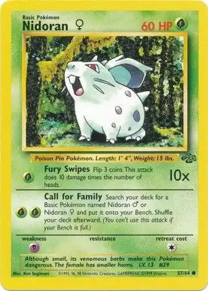 Nidoran ♀ 57/64 Jungle
