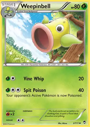 Weepinbell 2/111 Furious Fists