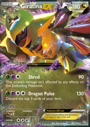 Giratina-EX 92/124 Dragons Exalted