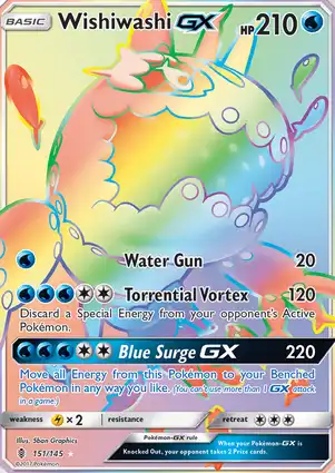 Wishiwashi-GX 151/145 Guardians Rising