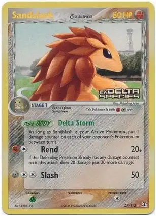 Sandslash 27/113 EX Delta Species