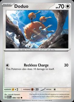 Doduo 084/165 Scarlet & Violet 151