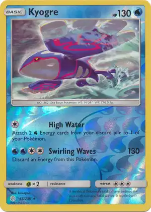 Kyogre 53/236 Cosmic Eclipse