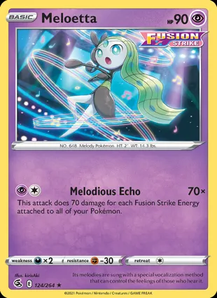 Meloetta 124/264 Fusion Strike