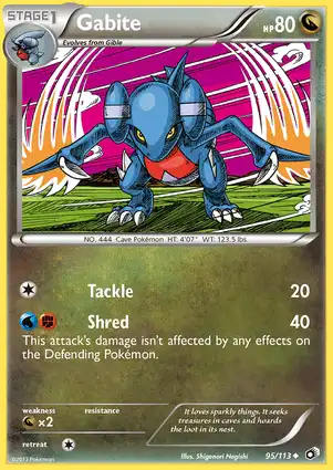 Gabite 95/113 Legendary Treasures
