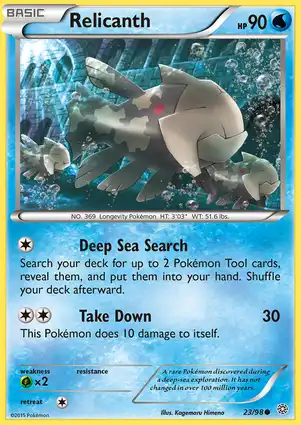 Relicanth 23/98 Ancient Origins