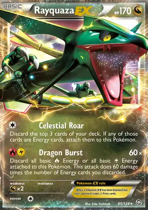 Rayquaza-EX 85/124 Dragons Exalted