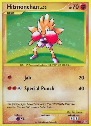 Hitmonchan 129/127 Platinum