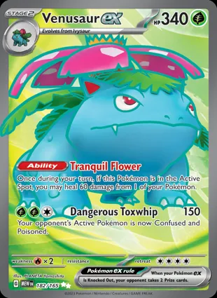 Venusaur ex 182/165 Scarlet & Violet 151