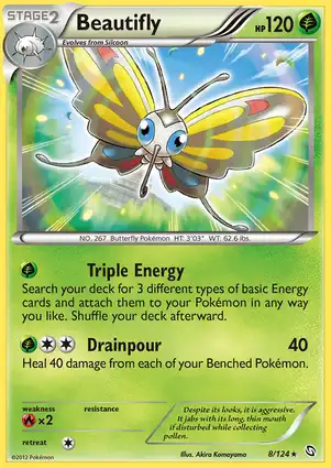 Beautifly 8/124 Dragons Exalted