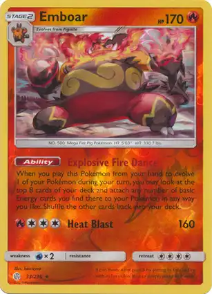 Emboar 33/236 Cosmic Eclipse