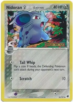 Nidoran ♀ 56/101 EX Dragon Frontiers