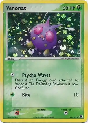 Venonat 84/112 EX FireRed & LeafGreen