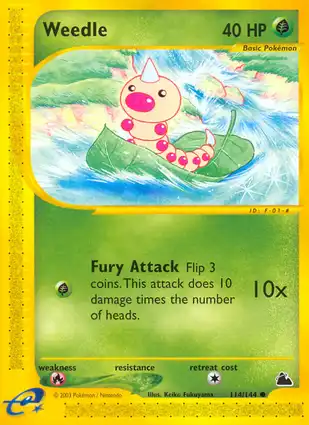Weedle 114/144 Skyridge