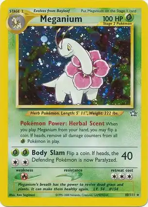 Meganium 10/111 Neo Genesis