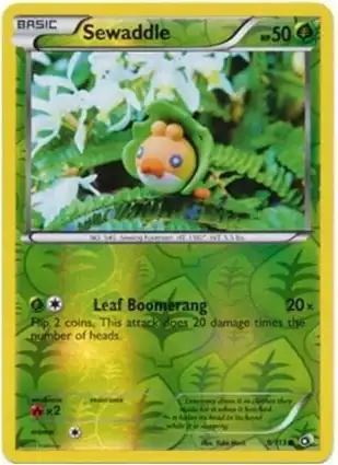 Sewaddle 9/113 Legendary Treasures