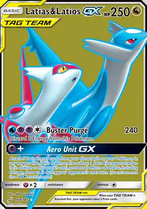 Latias & Latios-GX 169/181 Team Up