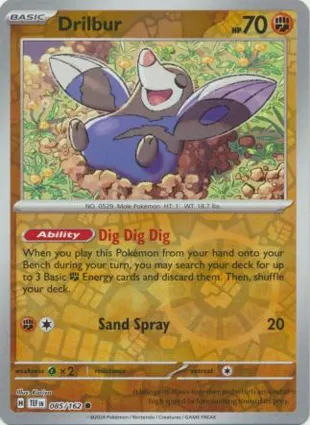 Drilbur 085/162 Temporal Forces